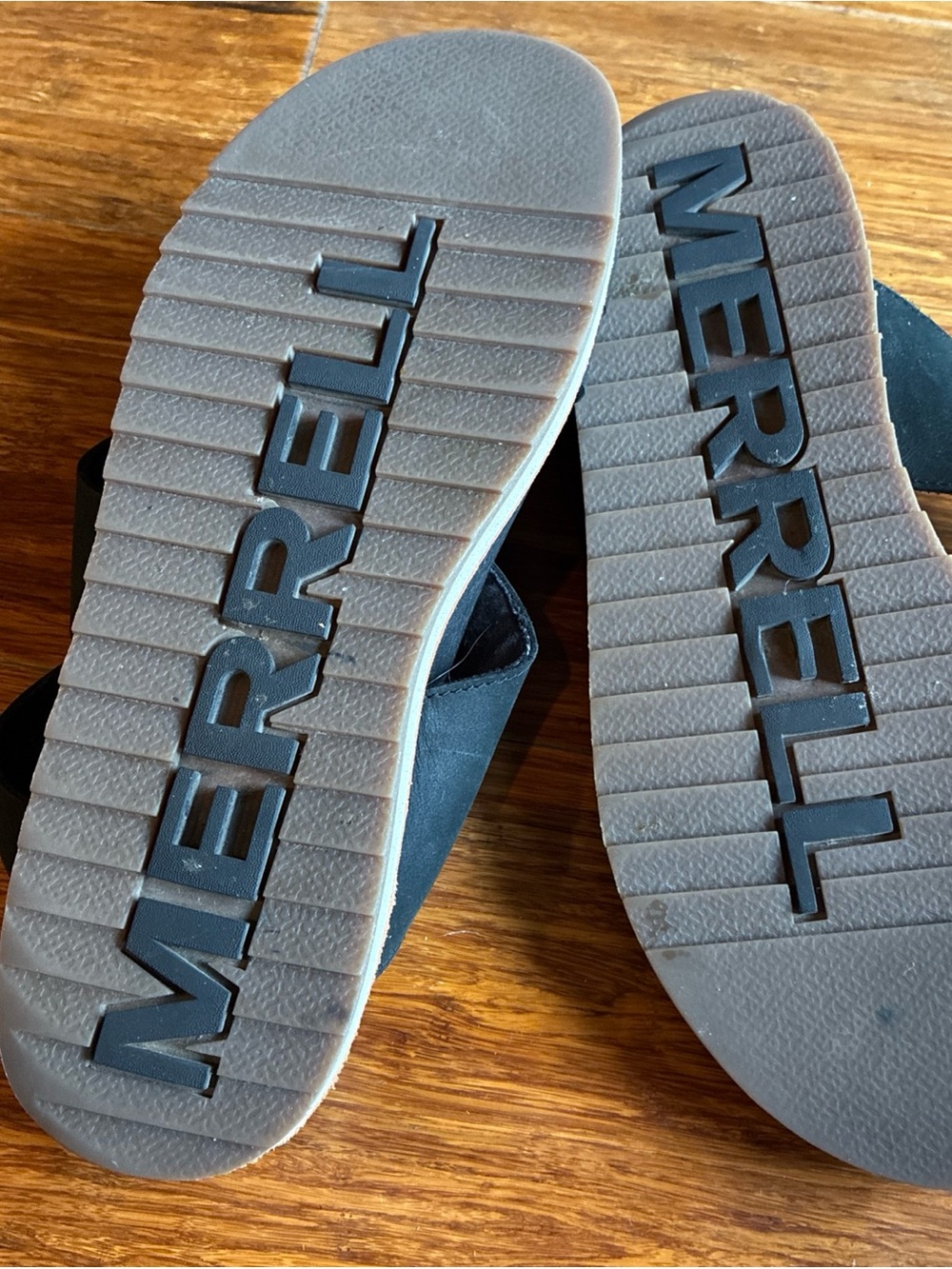 Merrell Juno Leather Sandal 8 Black - Picture 8 of 9
